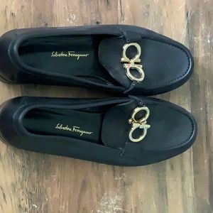 Black loafers runs a bit narrow